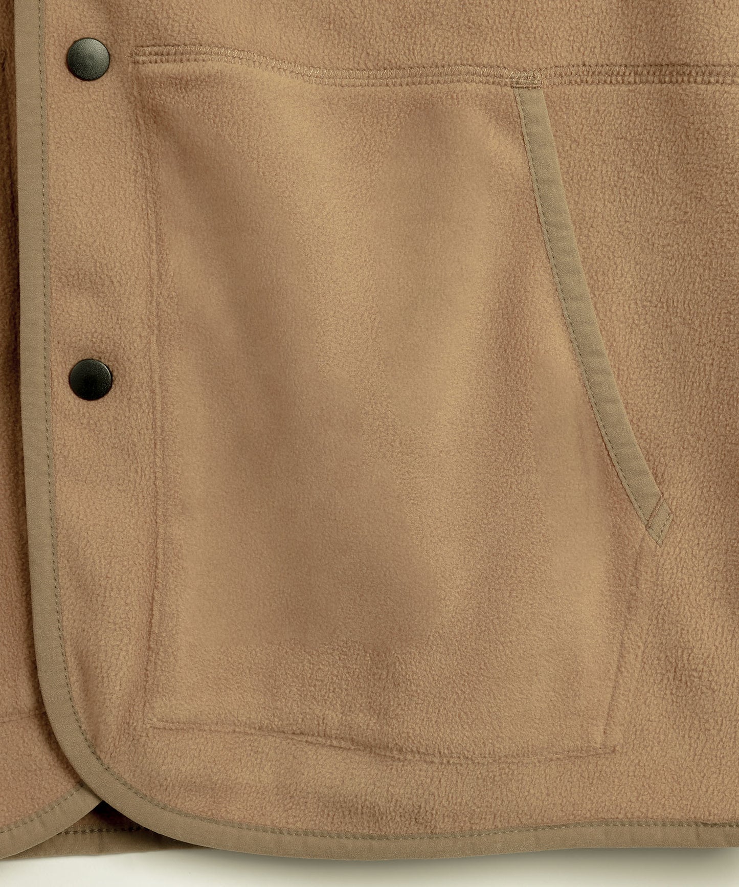 Fleece pocket cardigan