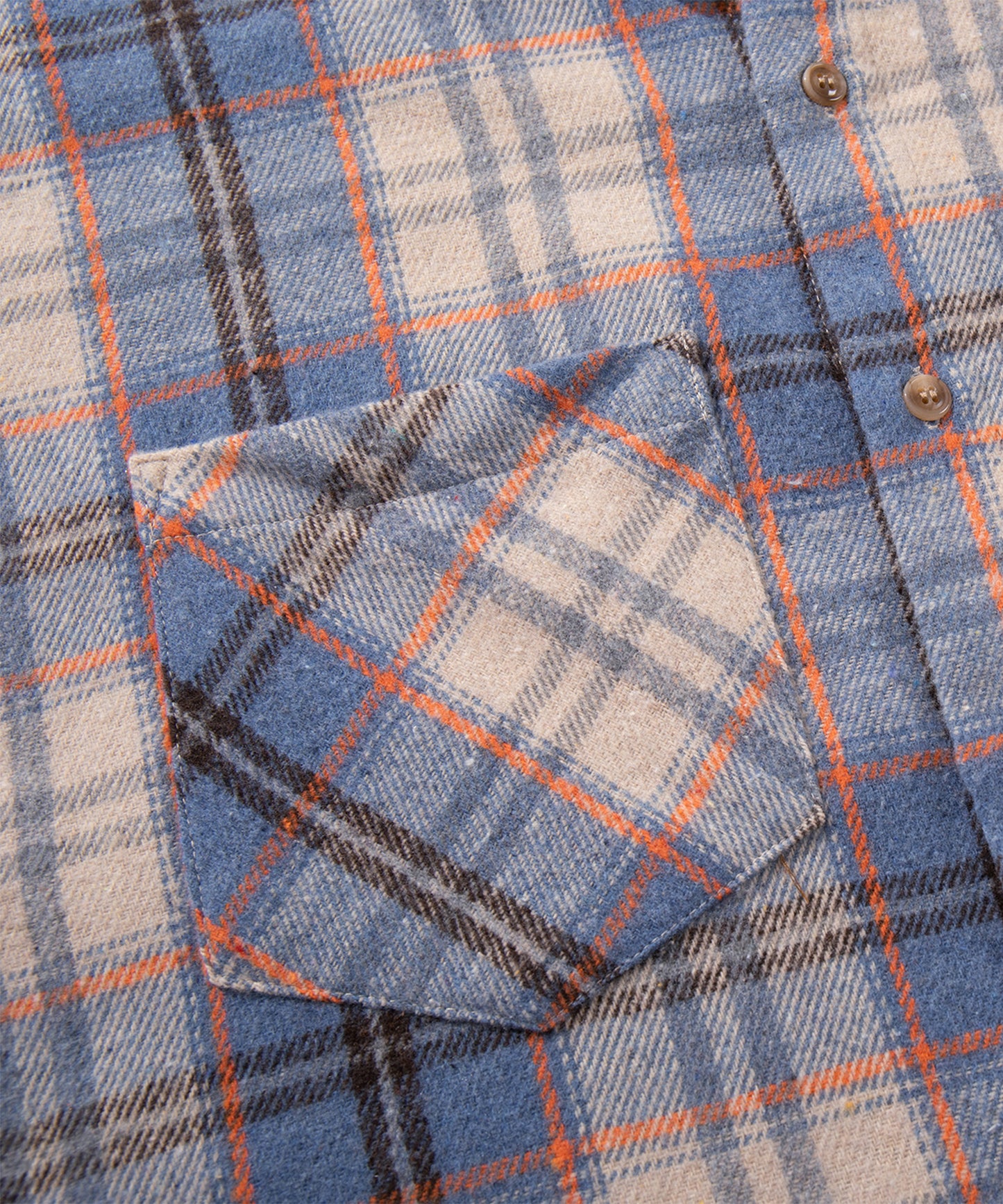 HOOK -original- 古着風チェック柄コットンオーバーシャツ