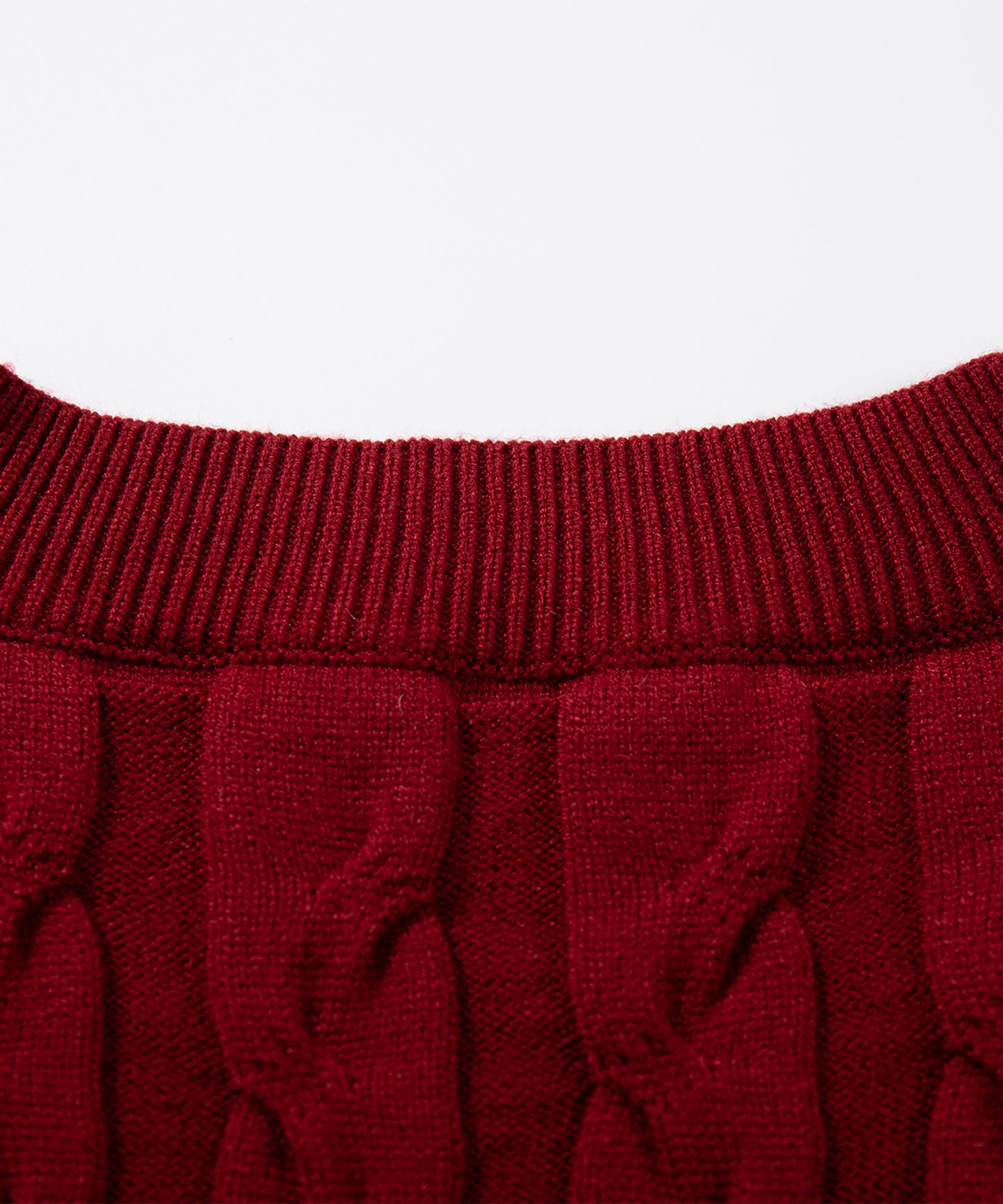 HOOK -original-花とアーガイル模様クレイジーステッチニットベスト