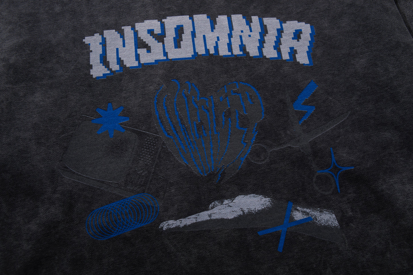 HOOK -original-古着風プリントウォッシュスウェット