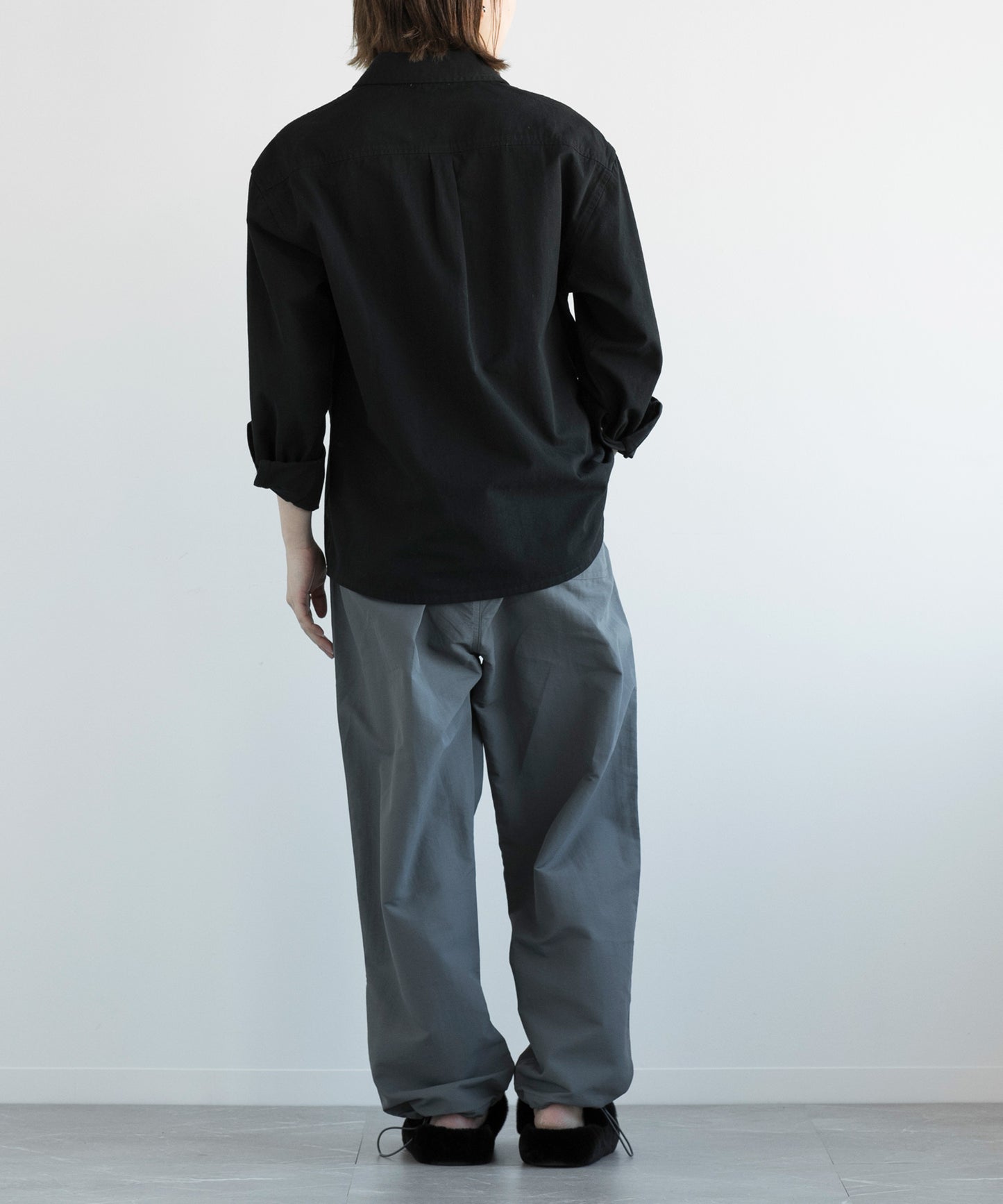 【aimoha MEN】SLIM FIT SHIRT デニムシャツ