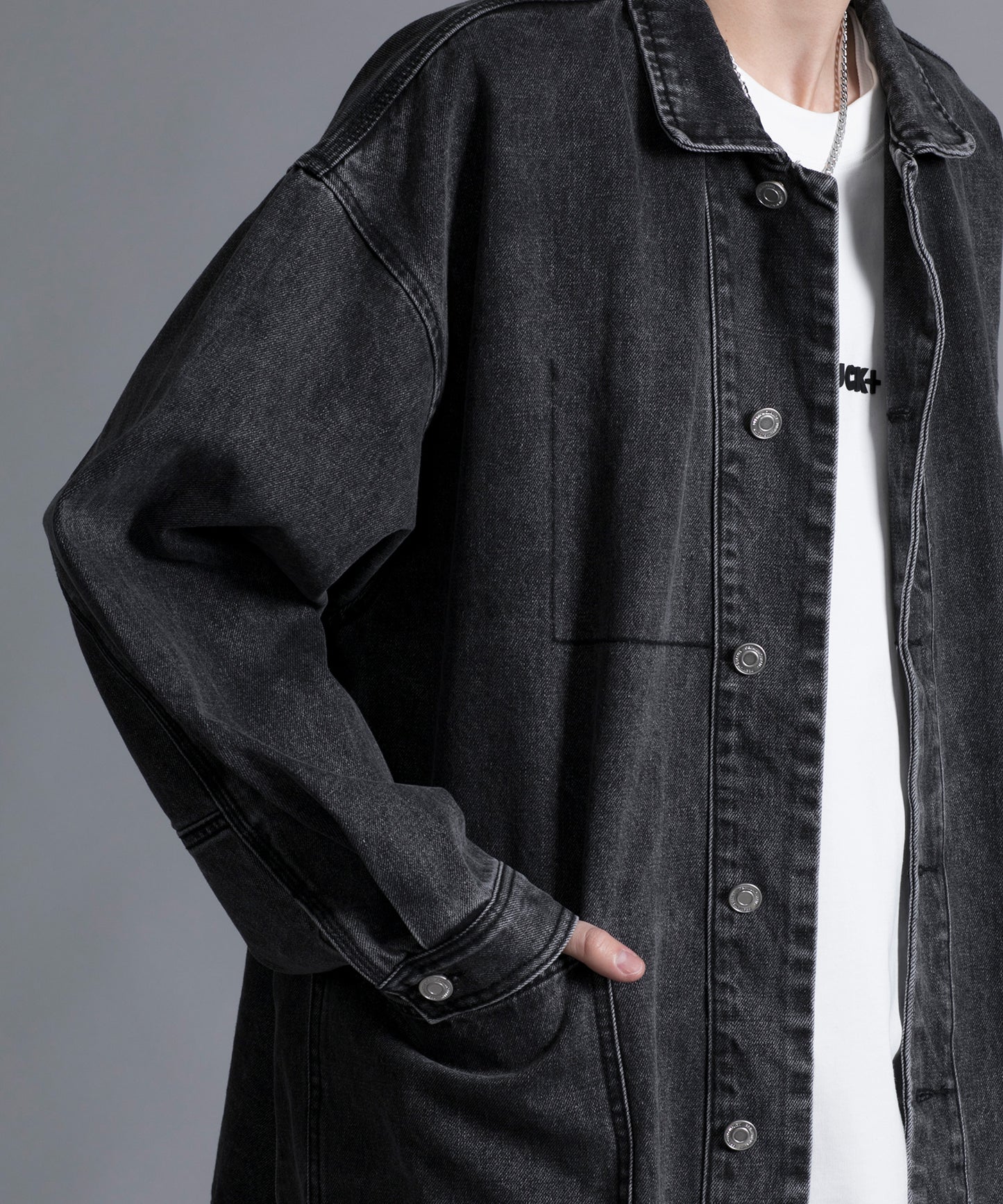 【aimoha neo】VINTAGE PROCESSED LOOSE FIT JACKET