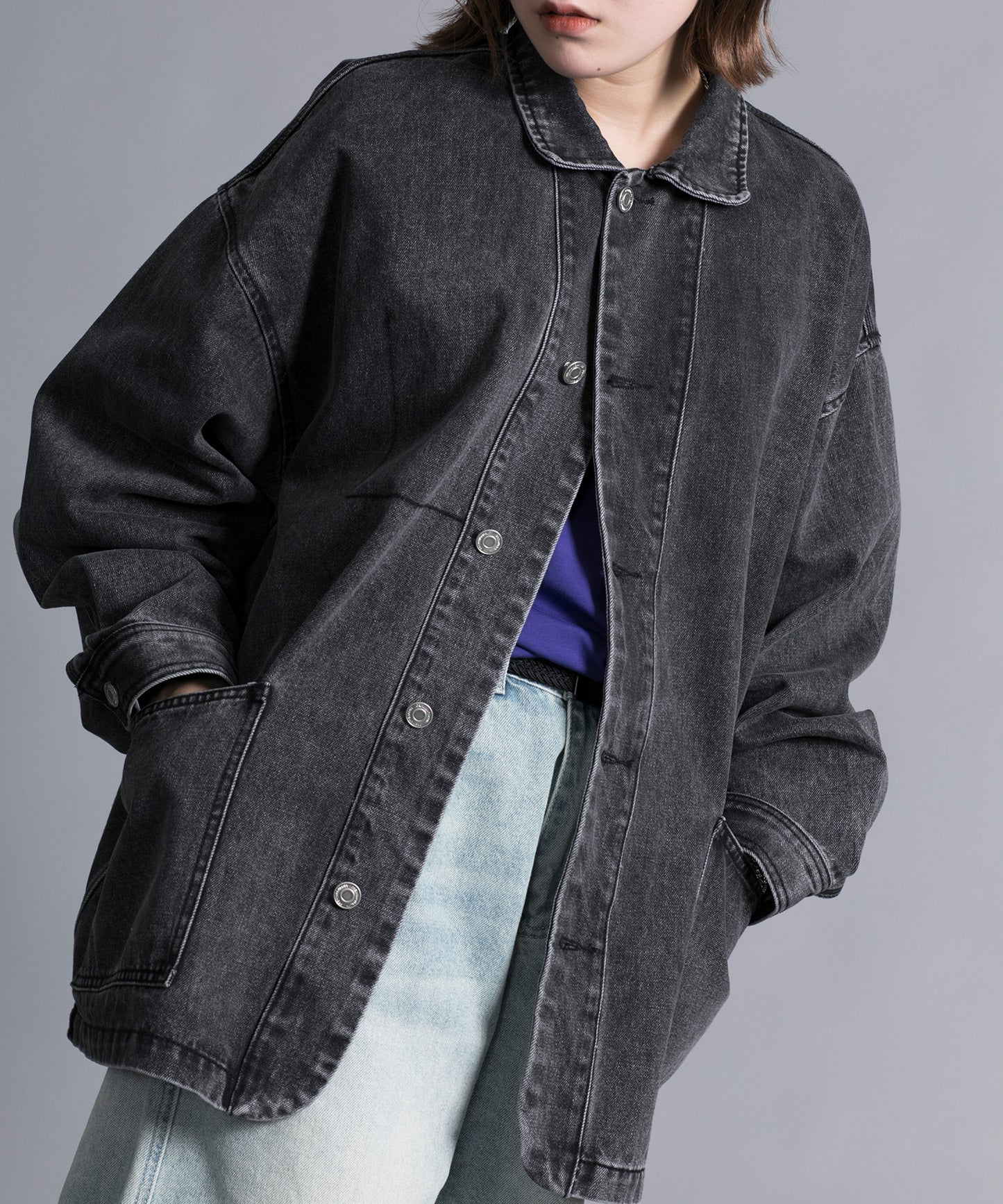 【aimoha neo】VINTAGE PROCESSED LOOSE FIT JACKET