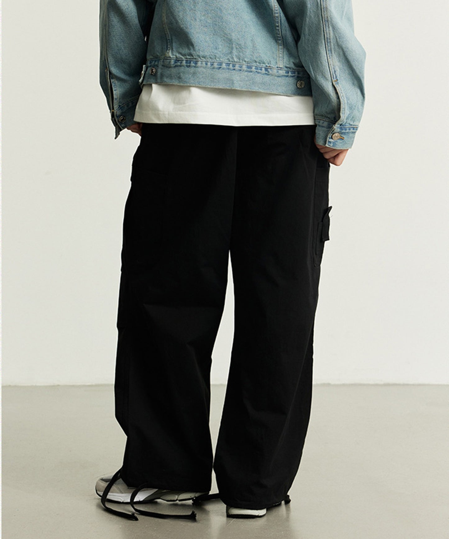 【aimoha Men's】HEAVY COTTONワイドカーゴパンツ