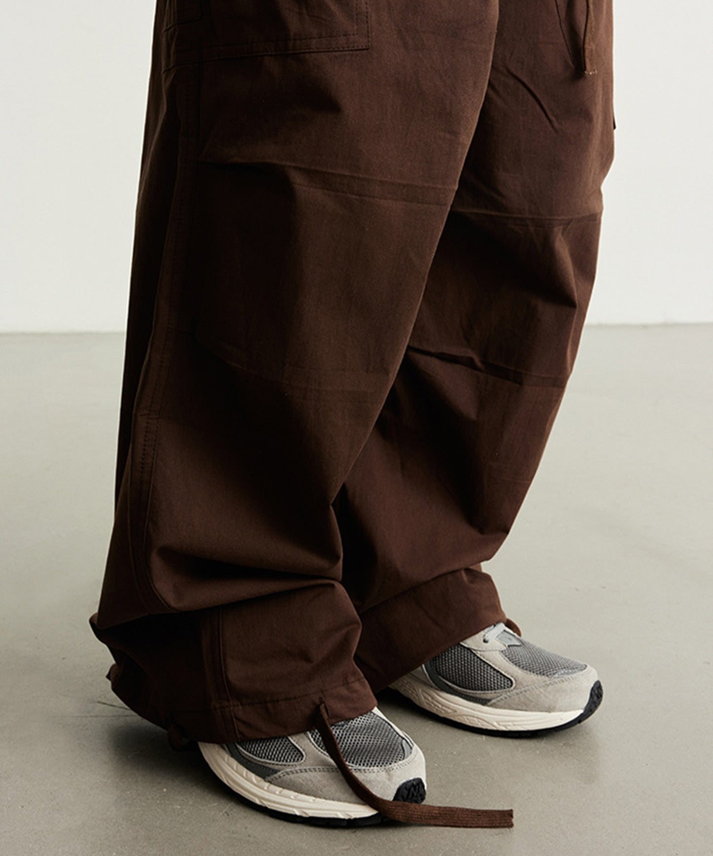 【aimoha Men's】HEAVY COTTONワイドカーゴパンツ