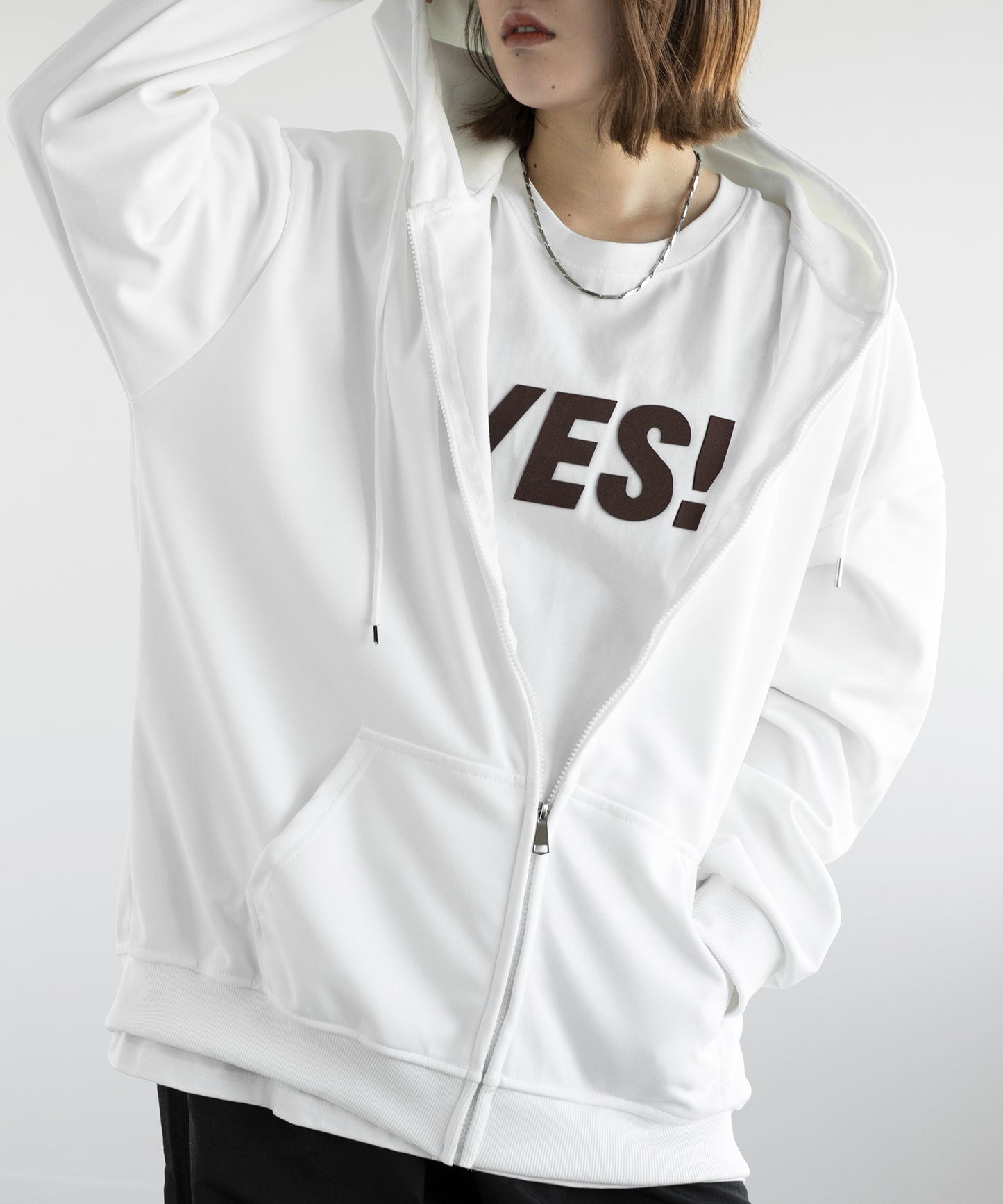 【aimoha MEN】BASIC ZIP PARKA べーシックジップパーカー