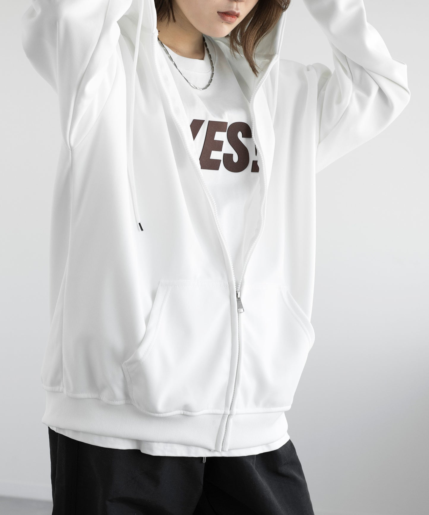 【aimoha MEN】BASIC ZIP PARKA べーシックジップパーカー