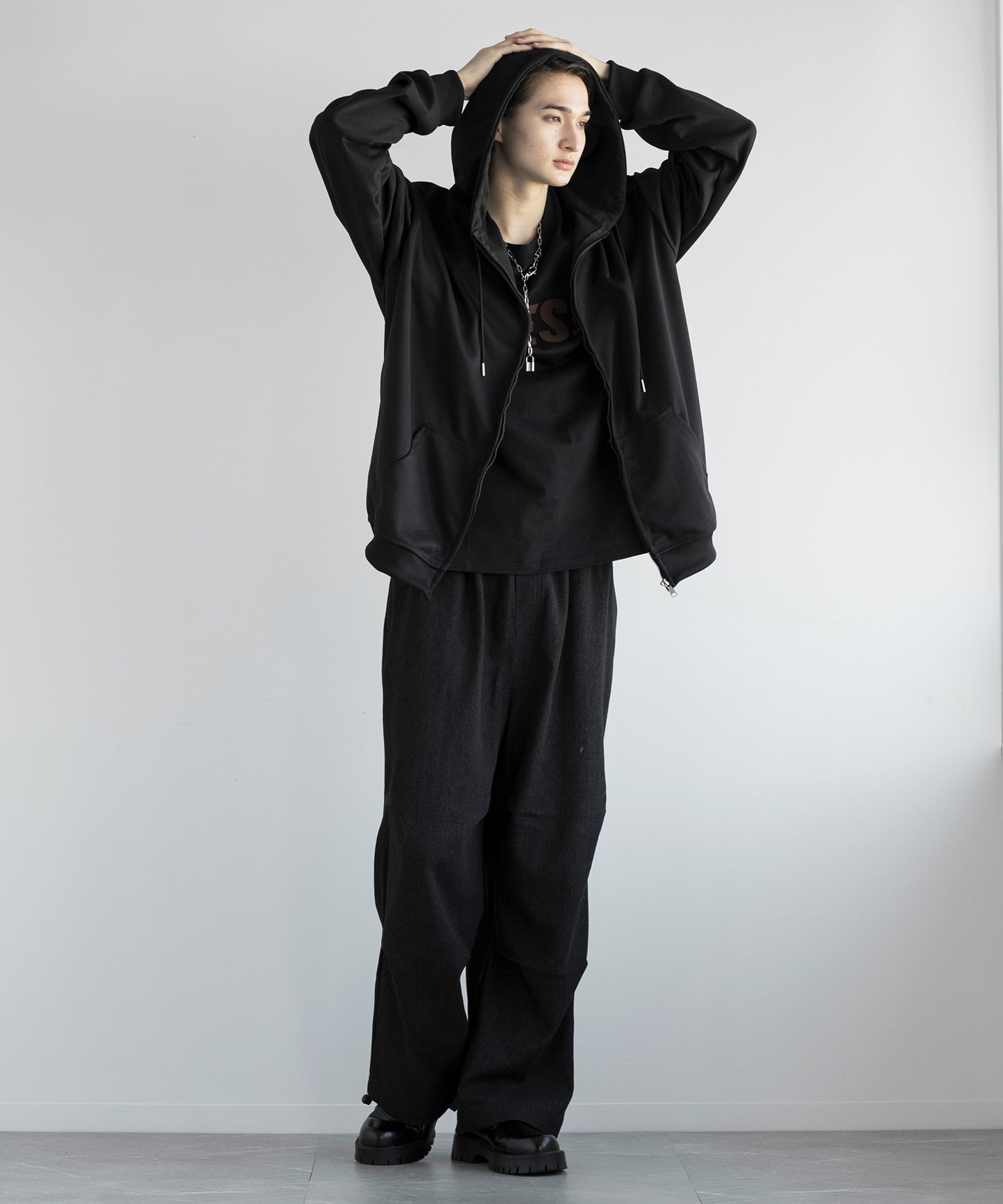 【aimoha MEN】BASIC ZIP PARKA べーシックジップパーカー