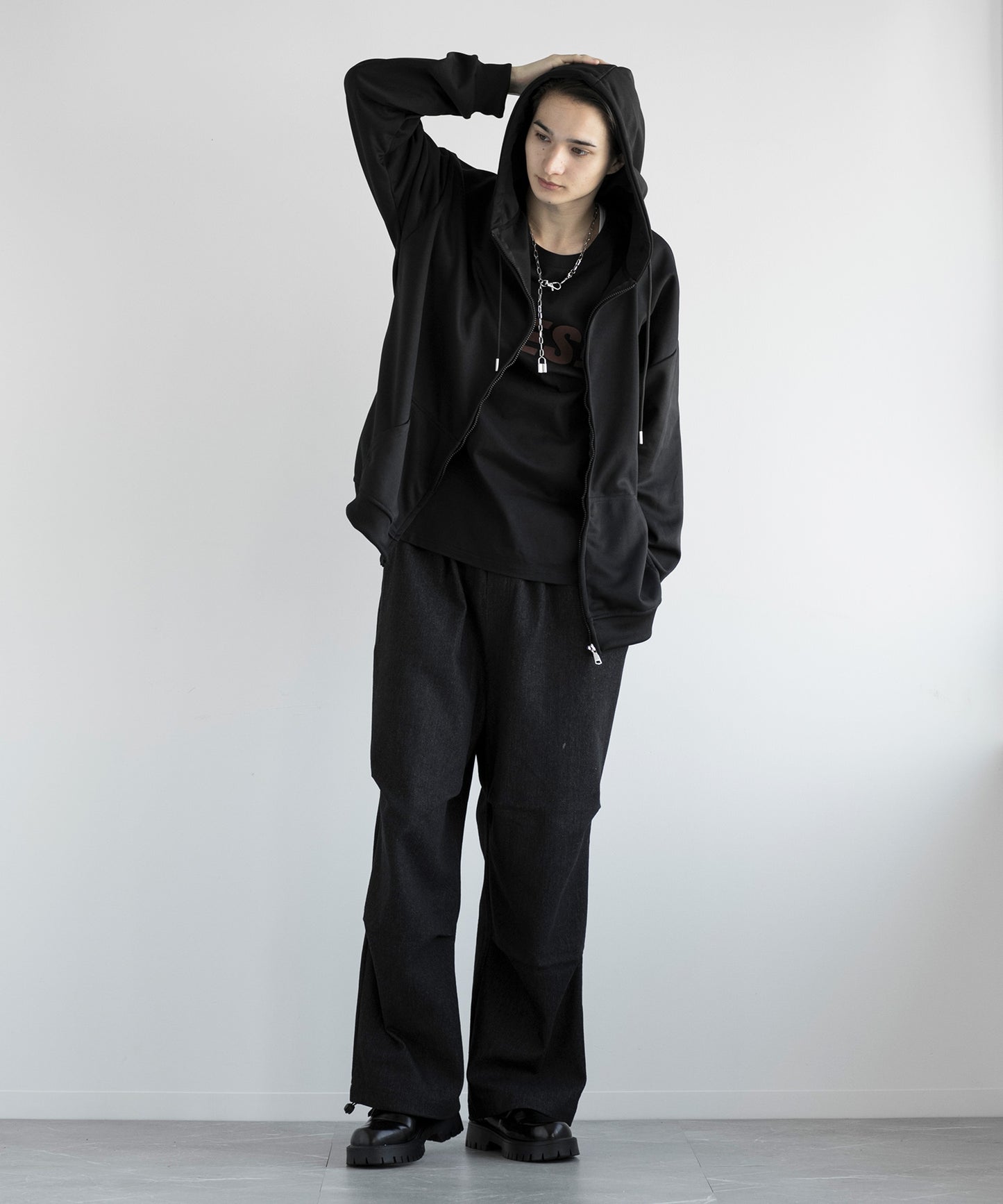 【aimoha MEN】BASIC ZIP PARKA べーシックジップパーカー