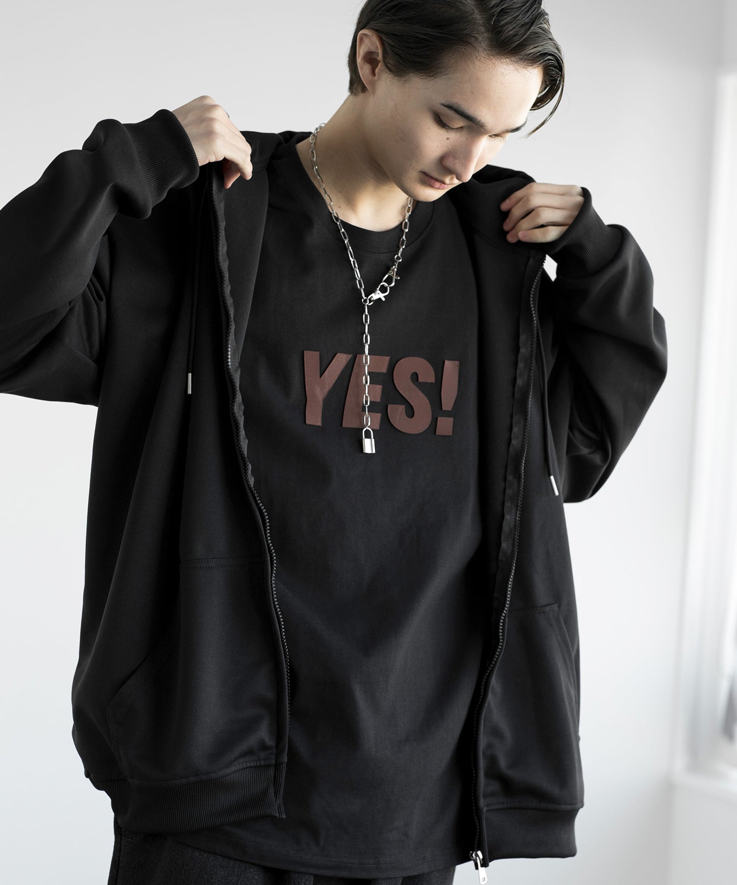 【aimoha MEN】BASIC ZIP PARKA べーシックジップパーカー