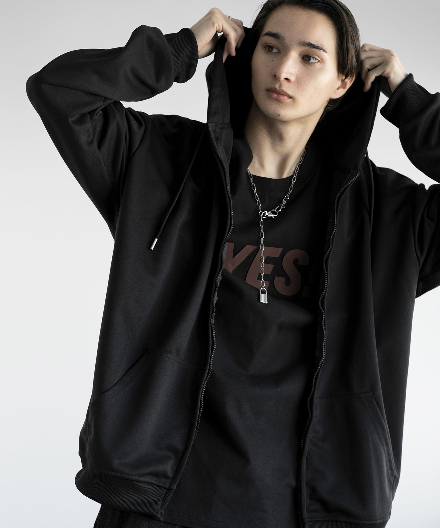 【aimoha MEN】BASIC ZIP PARKA べーシックジップパーカー