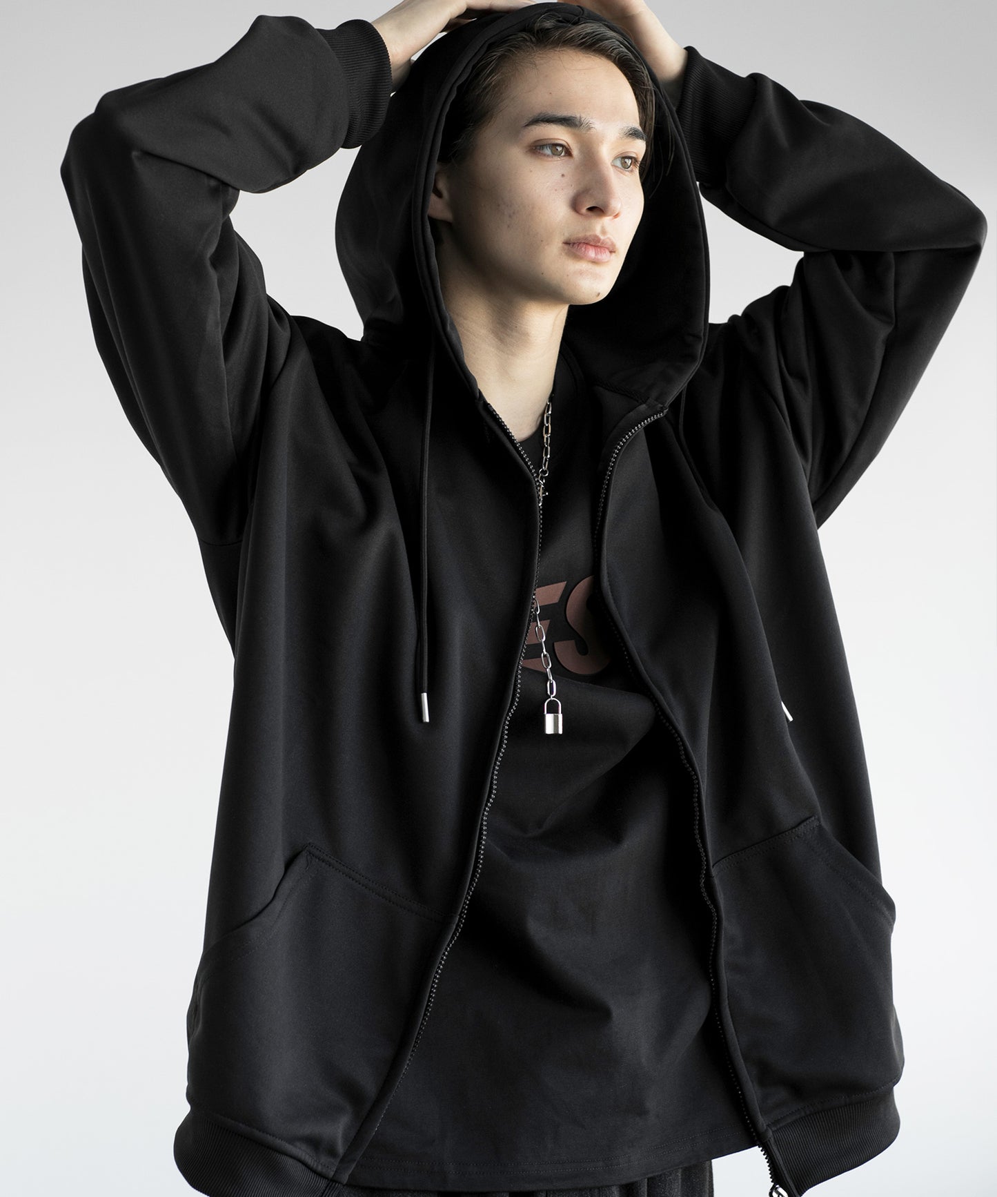 【aimoha MEN】BASIC ZIP PARKA べーシックジップパーカー