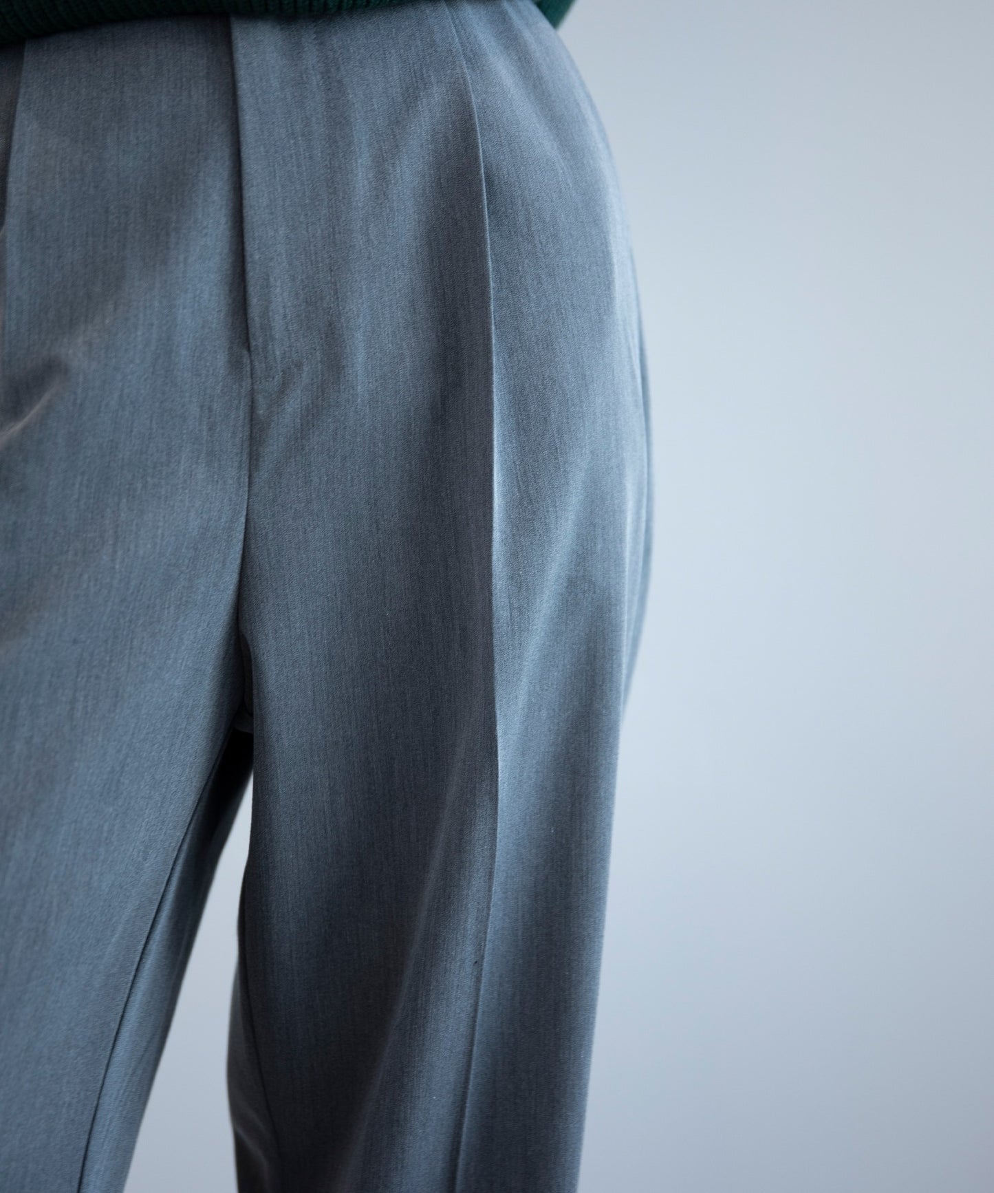 【 aimoha Men's 】フォールド裾パンツ