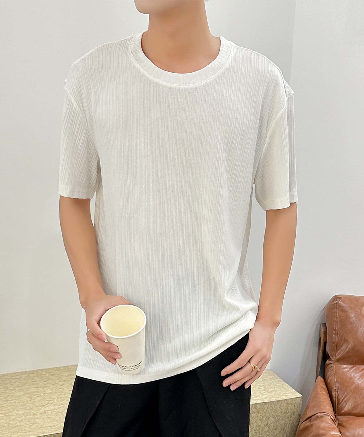 aimoha men リラックスフィットベーシックT