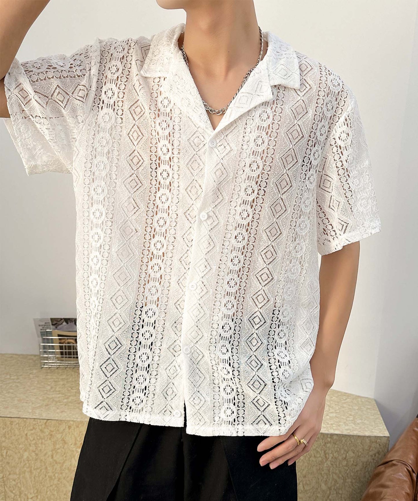 【aimoha neo】Ethereal Knit Shirt