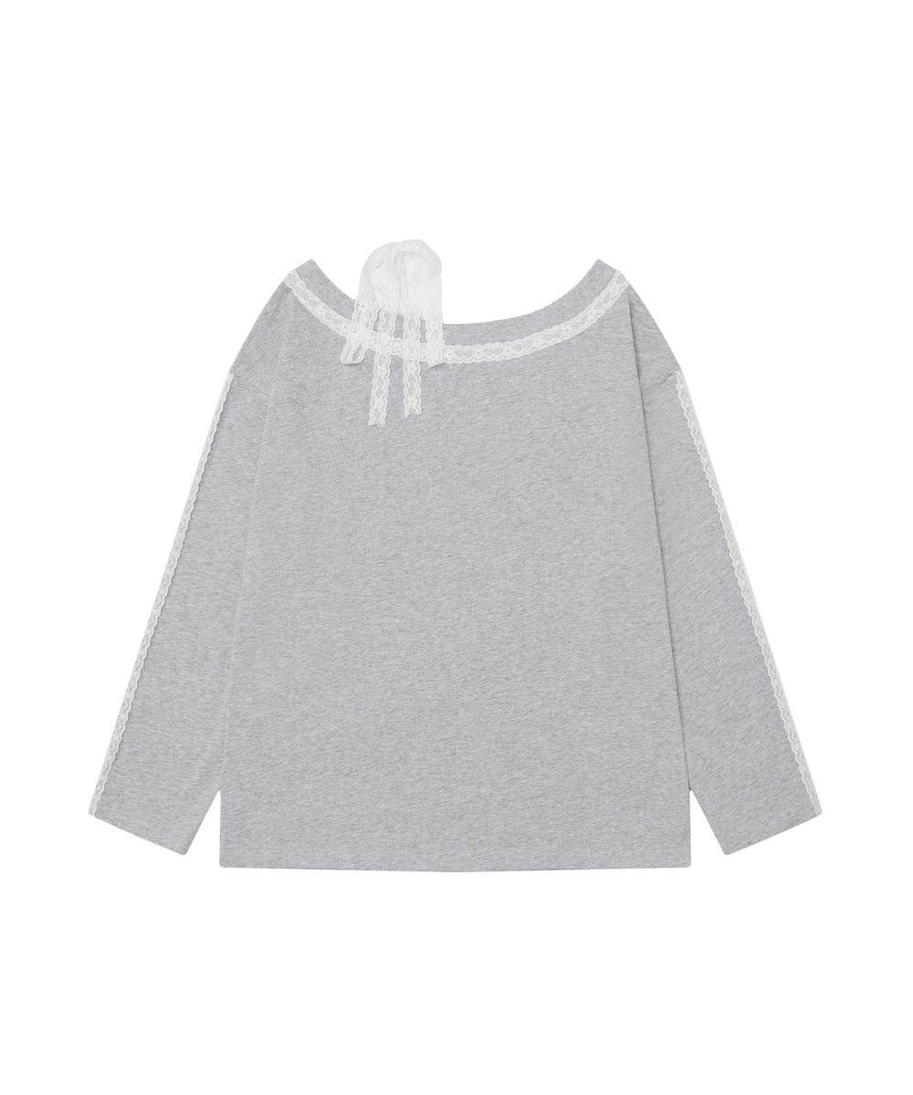 【HOOK】for girls わんちゃんプリントレース使用カットソー