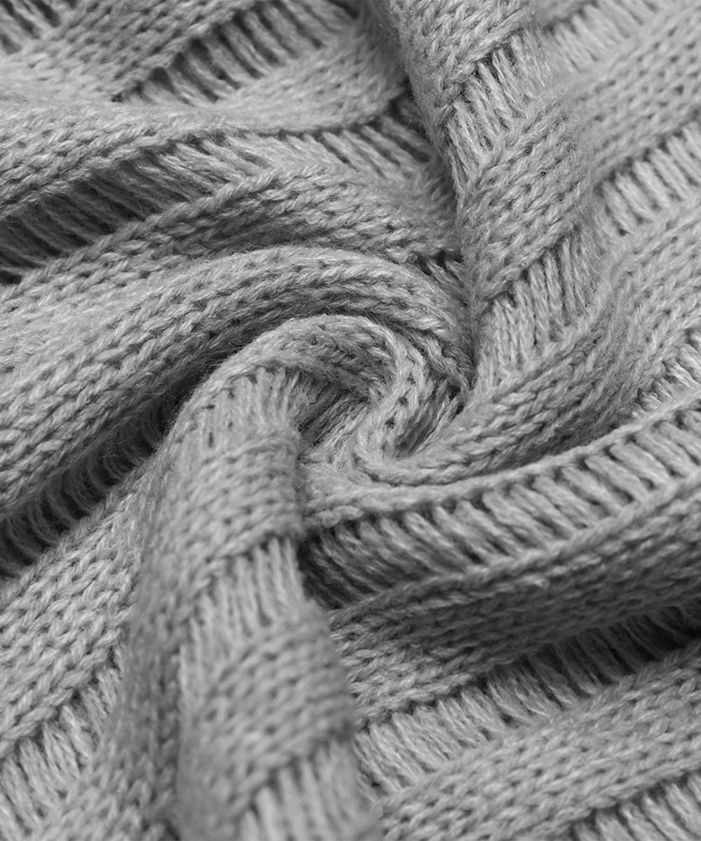 【HOOK】for girls リボンプリントオープンショルダーニットソー