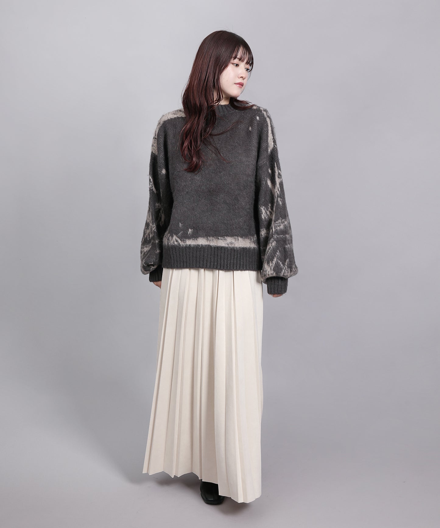 ニュアンス柄強起毛加工PO