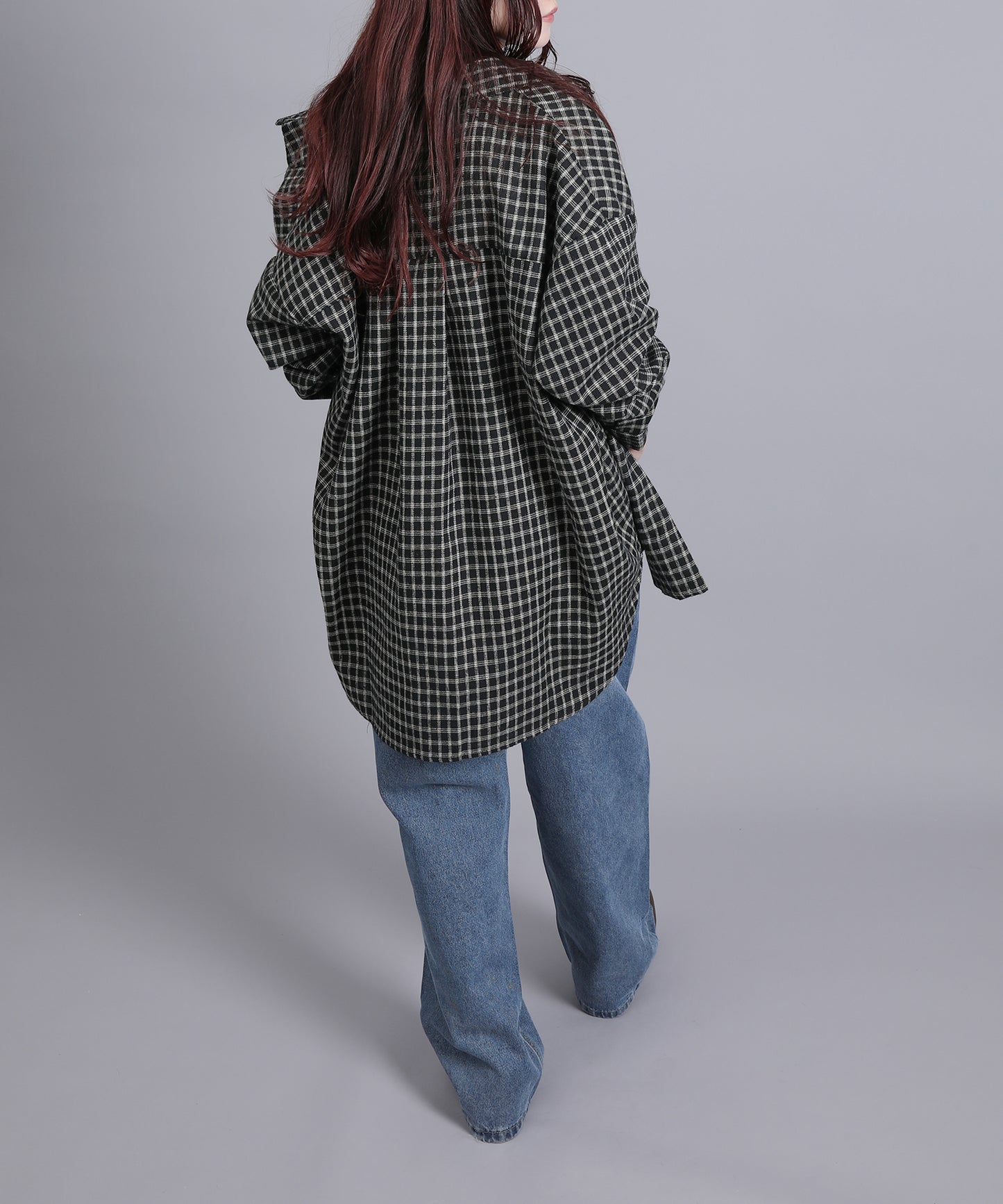 チェックBIGシャツ