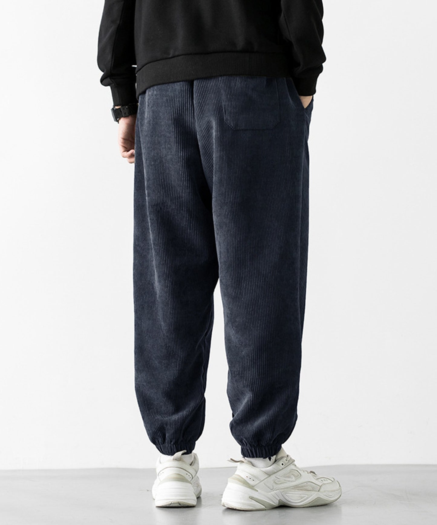 【HOOK -original- 】マーガレット刺繍コーデユロイ裾絞りパンツ