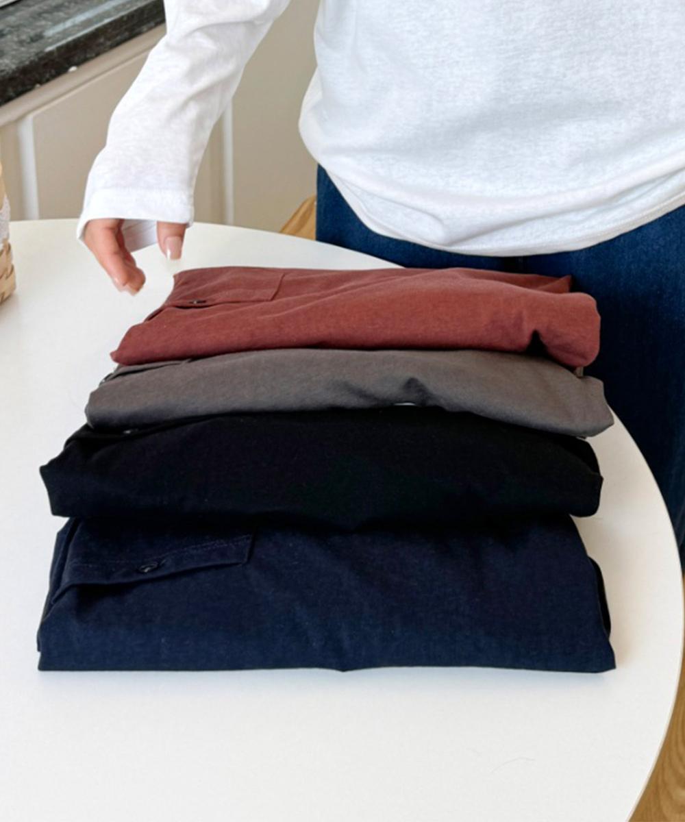 ポケットデザインロングスリーブTシャツ
