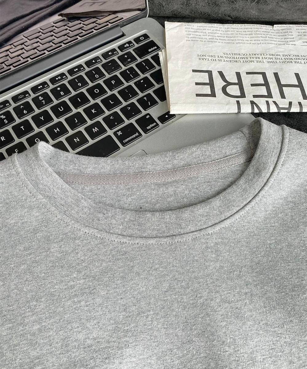 ウールブレンドロングスリーブTシャツ