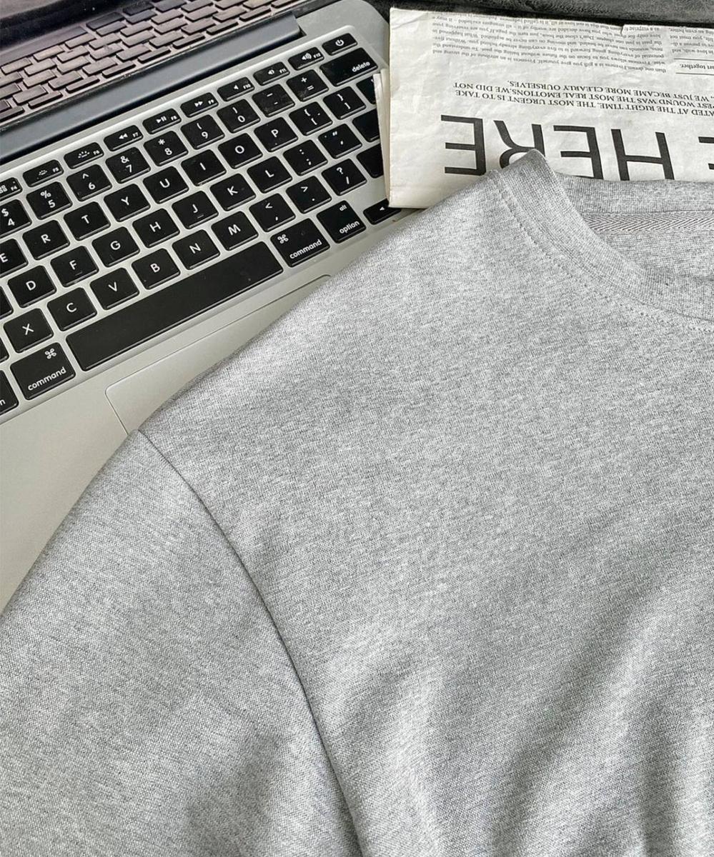 ウールブレンドロングスリーブTシャツ