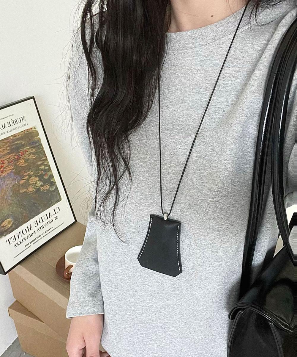 ウールブレンドロングスリーブTシャツ