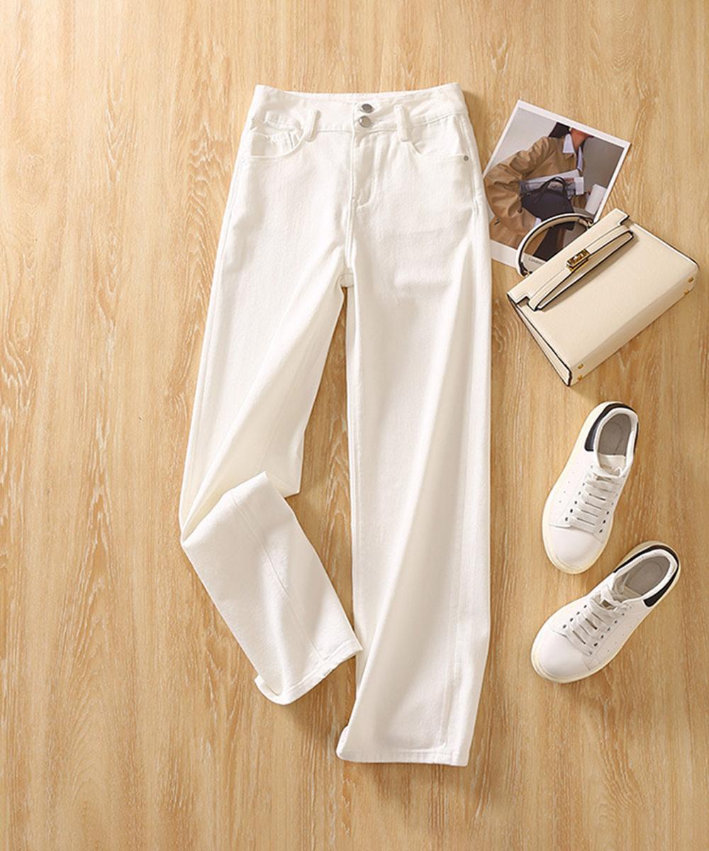 ヴィンテージライクダブルボタンデニム