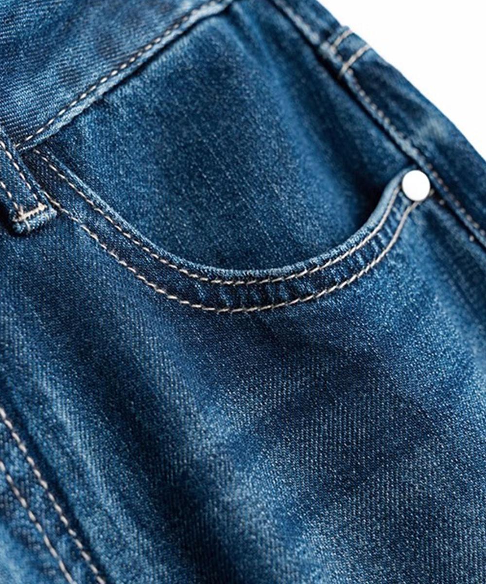 ユーズドライクストレートデニムパンツ