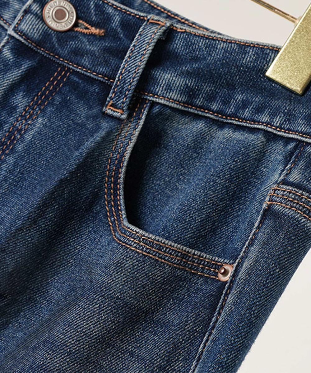 Flare denim pants