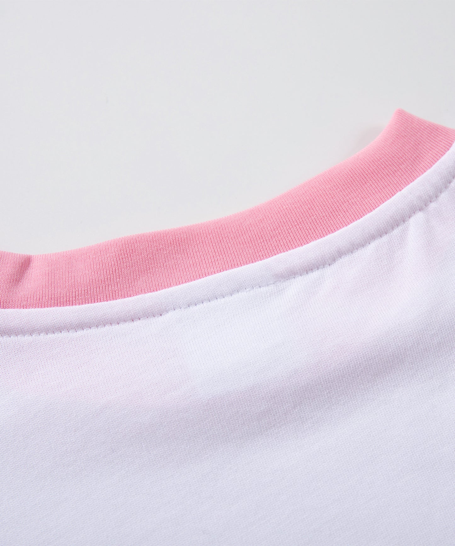 【HOOK】for girls  裾シャーリングレトロわんちゃんプリントリンガーTEE