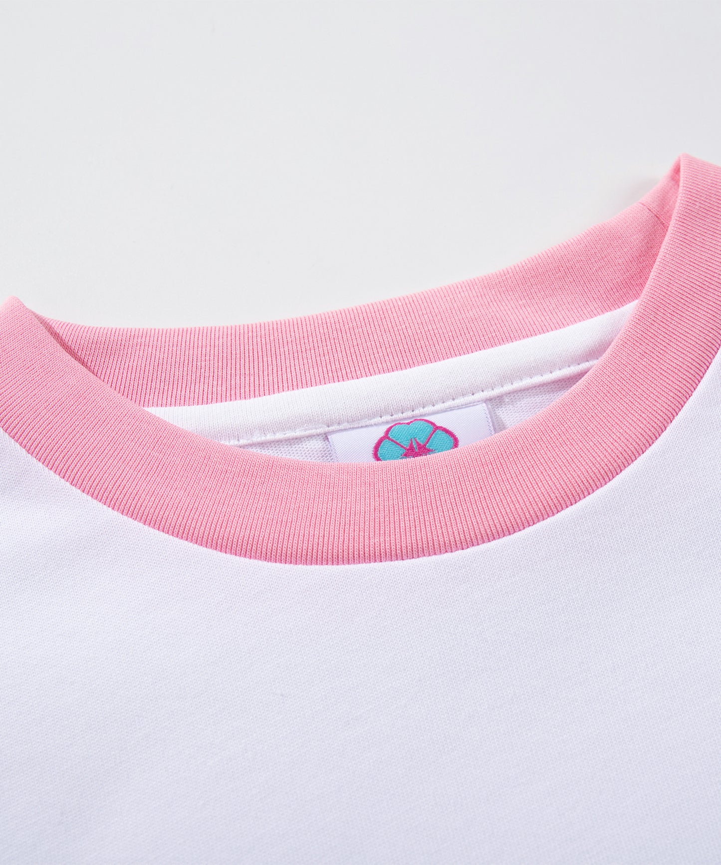 【HOOK】for girls  裾シャーリングレトロわんちゃんプリントリンガーTEE