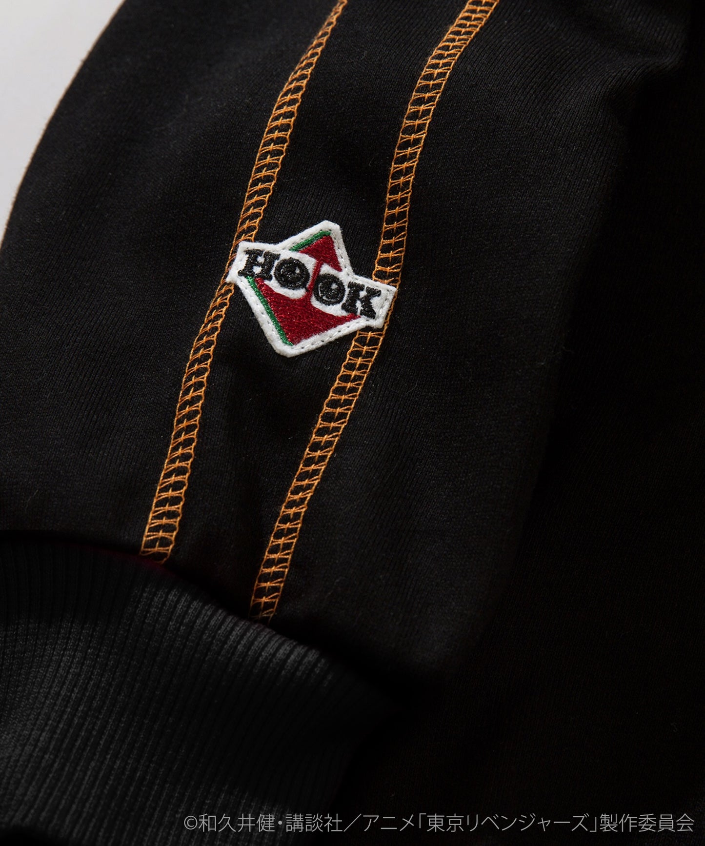 東京リベンジャーズ×HOOK ジャージ風ワッペンハーフジップ【東リベ】【10/31まで販売】