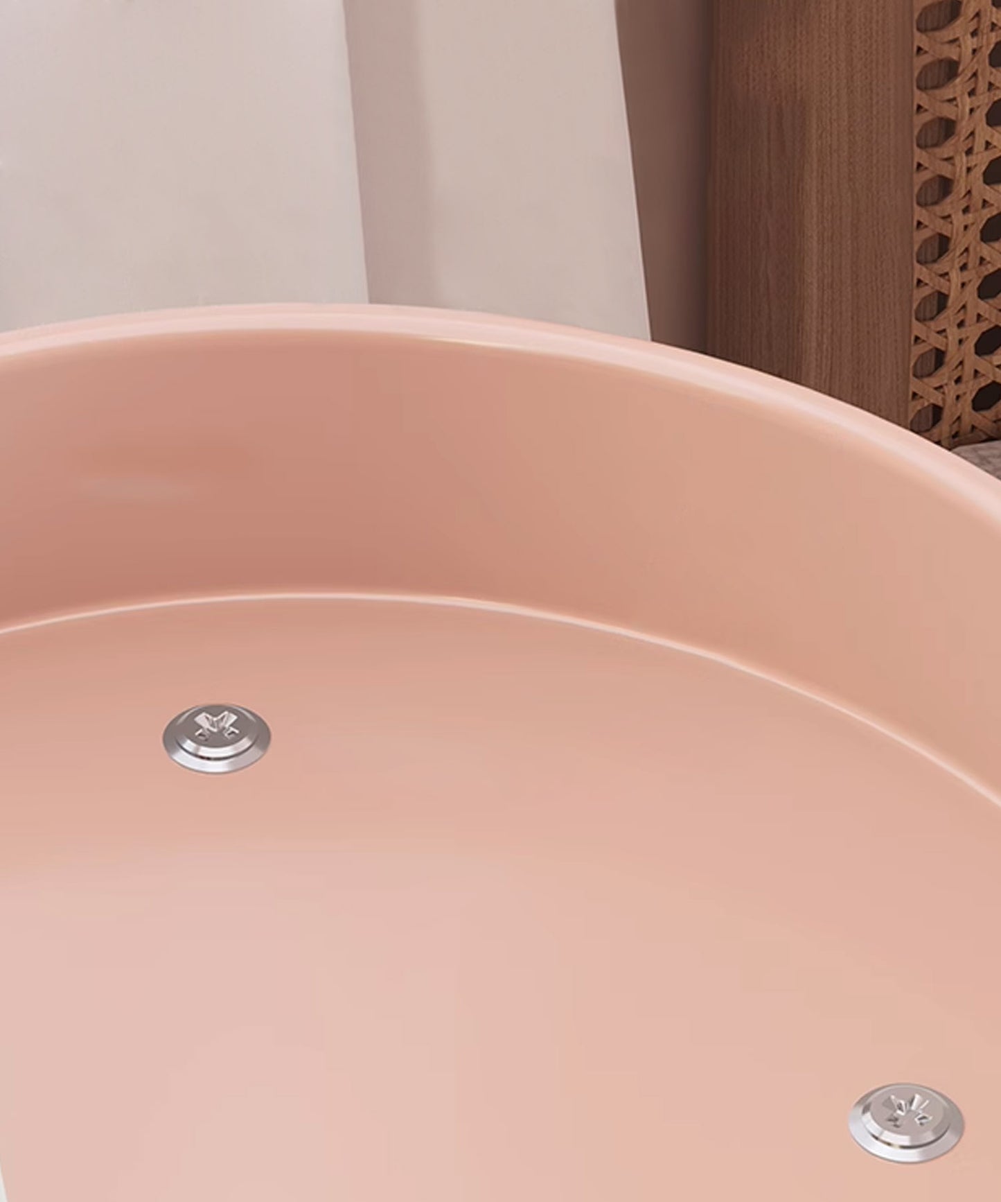 北欧風シンプル2段ワゴンカート(キャスター付き)