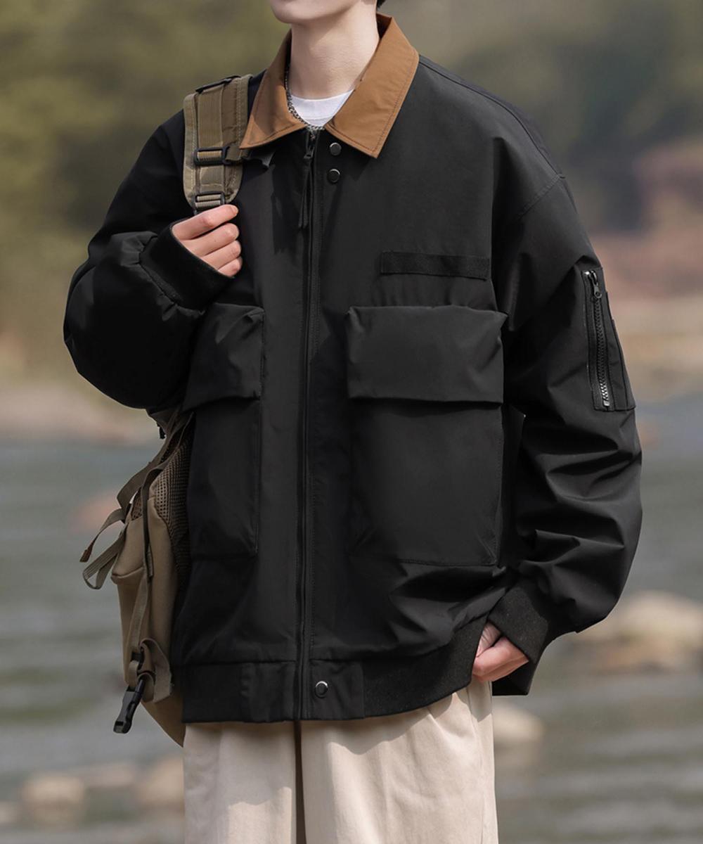 配色ワークジャケット