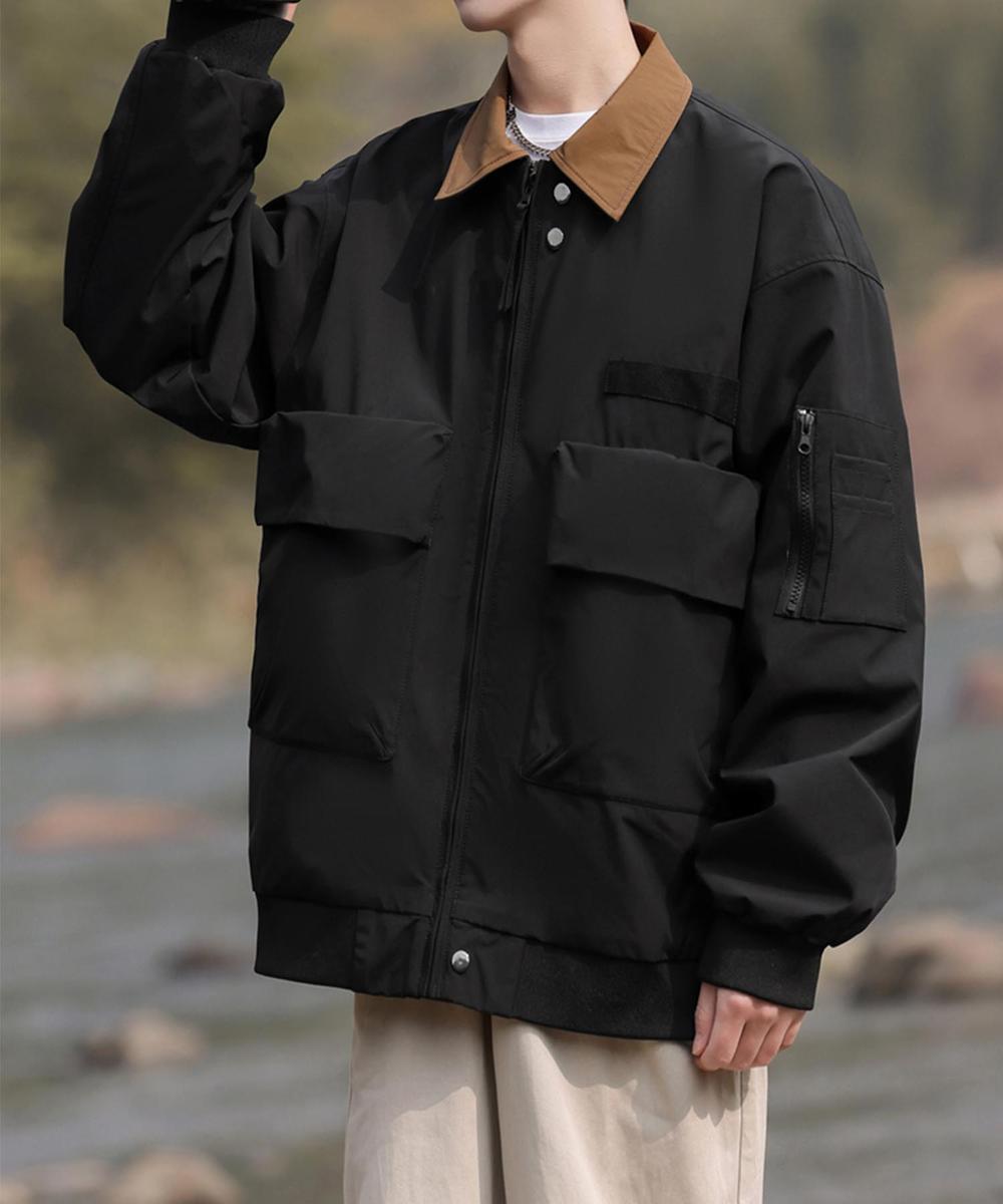 配色ワークジャケット