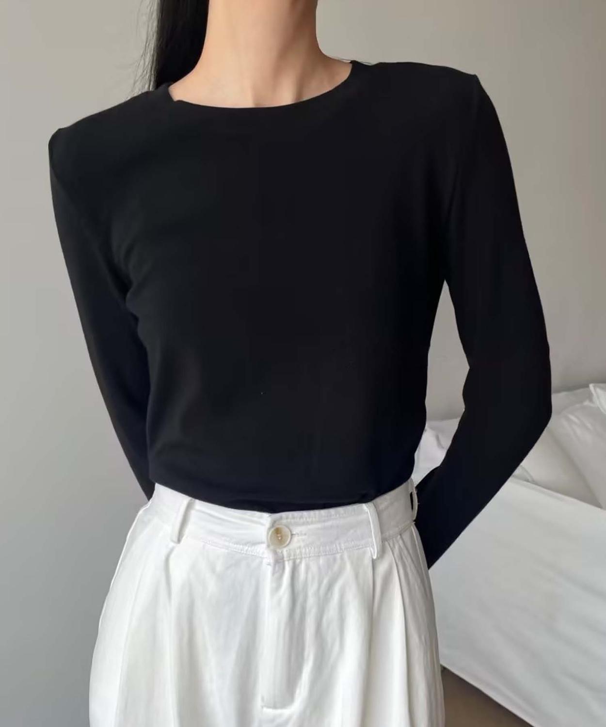 【Jasmine】長袖Tシャツインナートップス