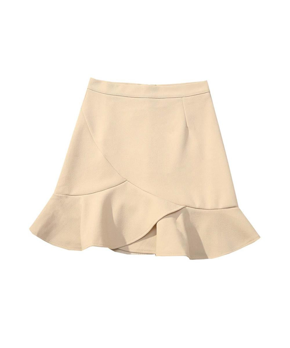 【Jasmine】裾フレアミニマーメイドスカート