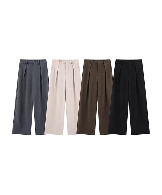 ワイドタックパンツ