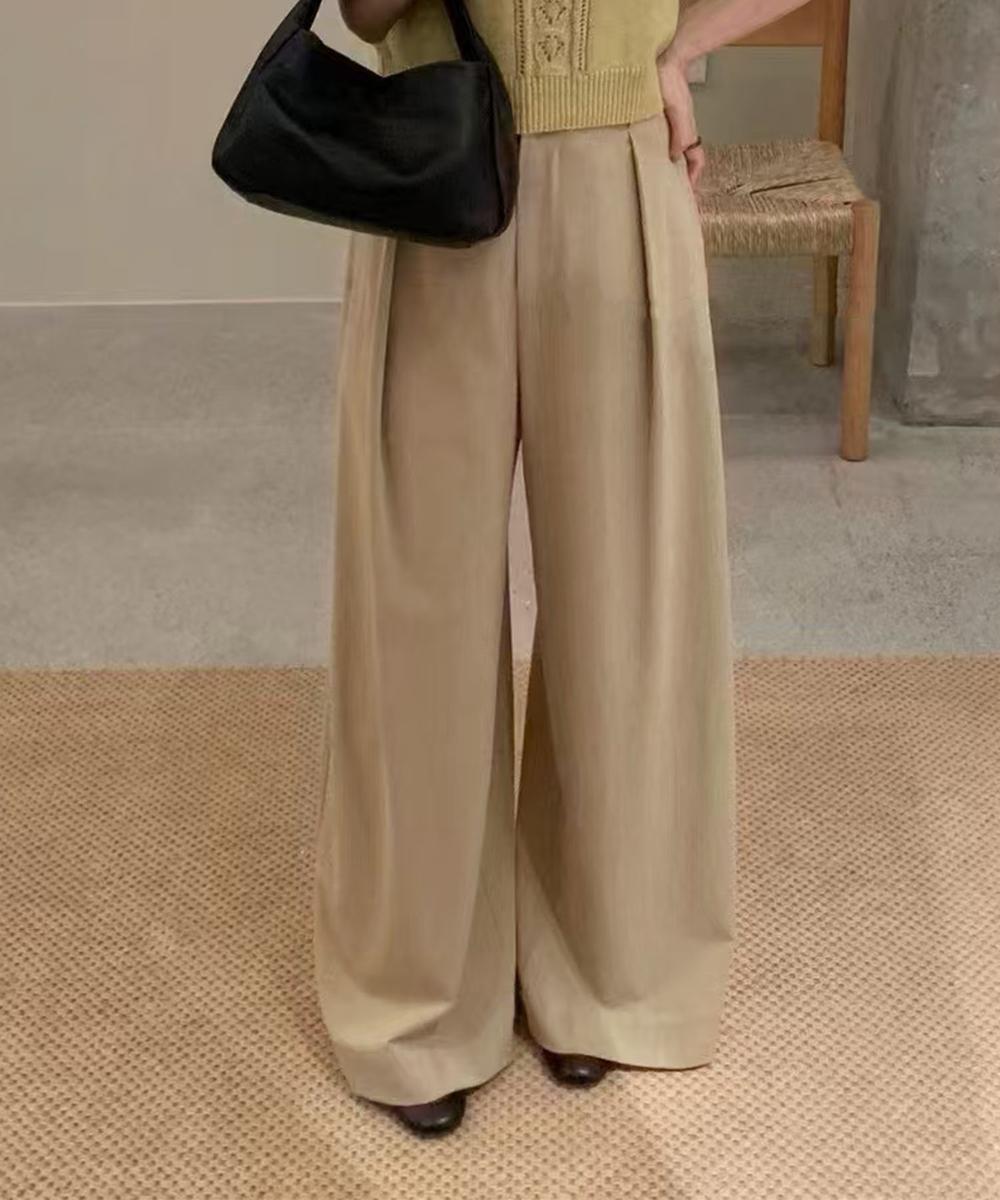 ハイウエストワイドパンツ