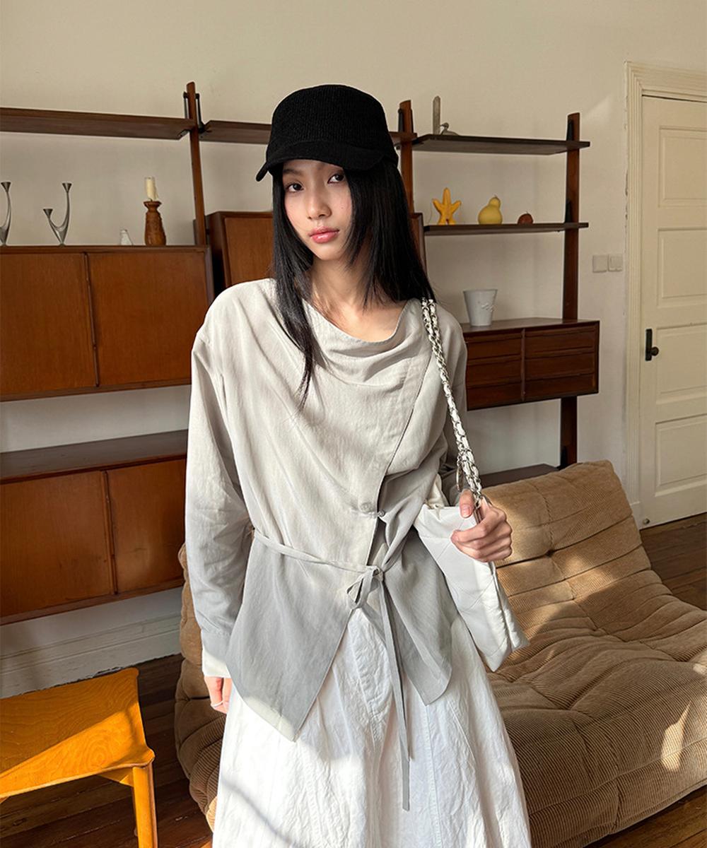 DECADE CLASSIC アシンメトリー ブラウス