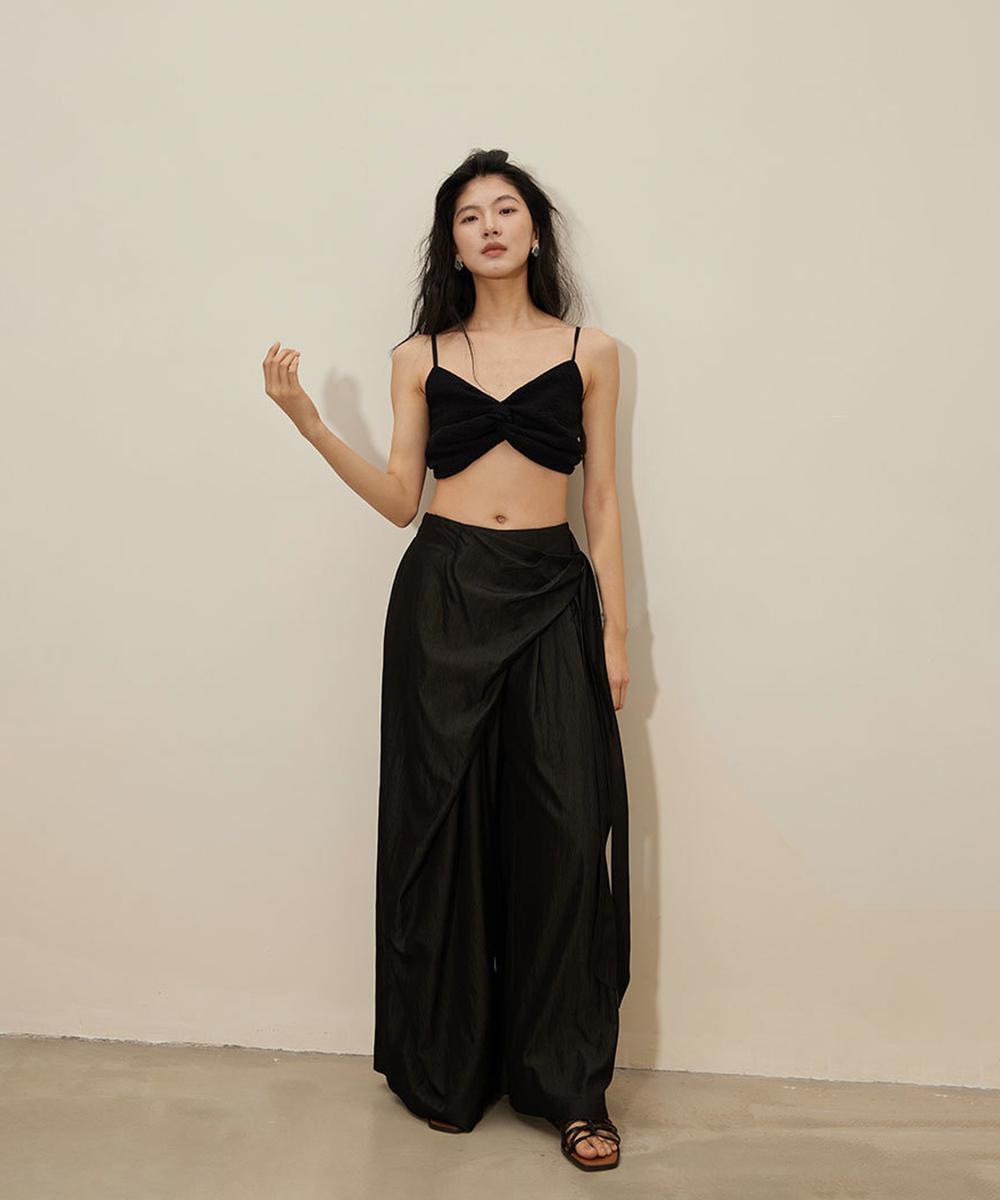 DECADE CLASSIC アシンメトリー ワイドレッグパンツ