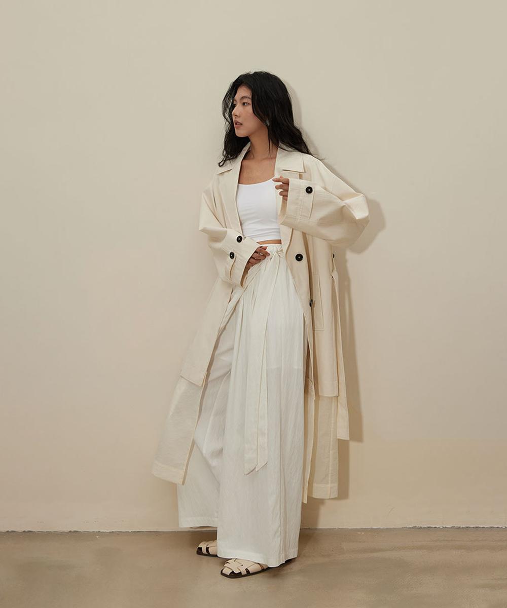 DECADE CLASSIC アシンメトリー ワイドレッグパンツ