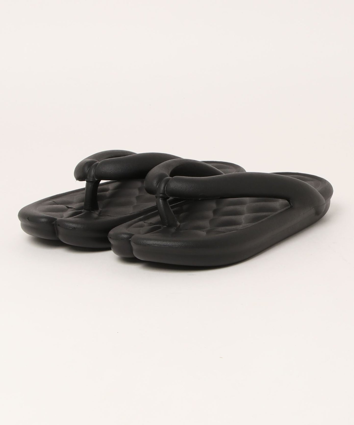 Soft cushion!!Sheep hoof-shaped platform sandals