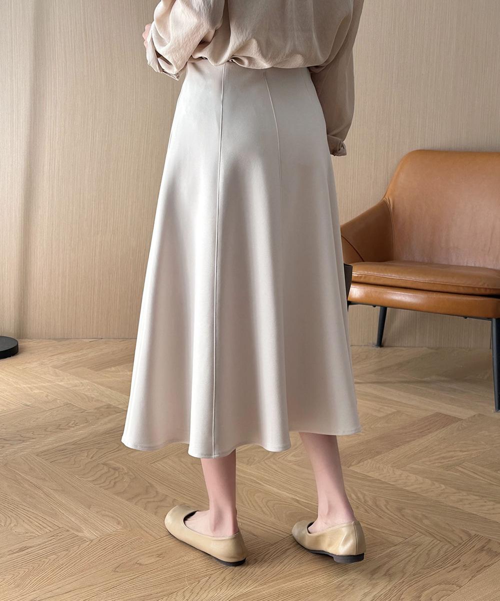 A-line flared skirt