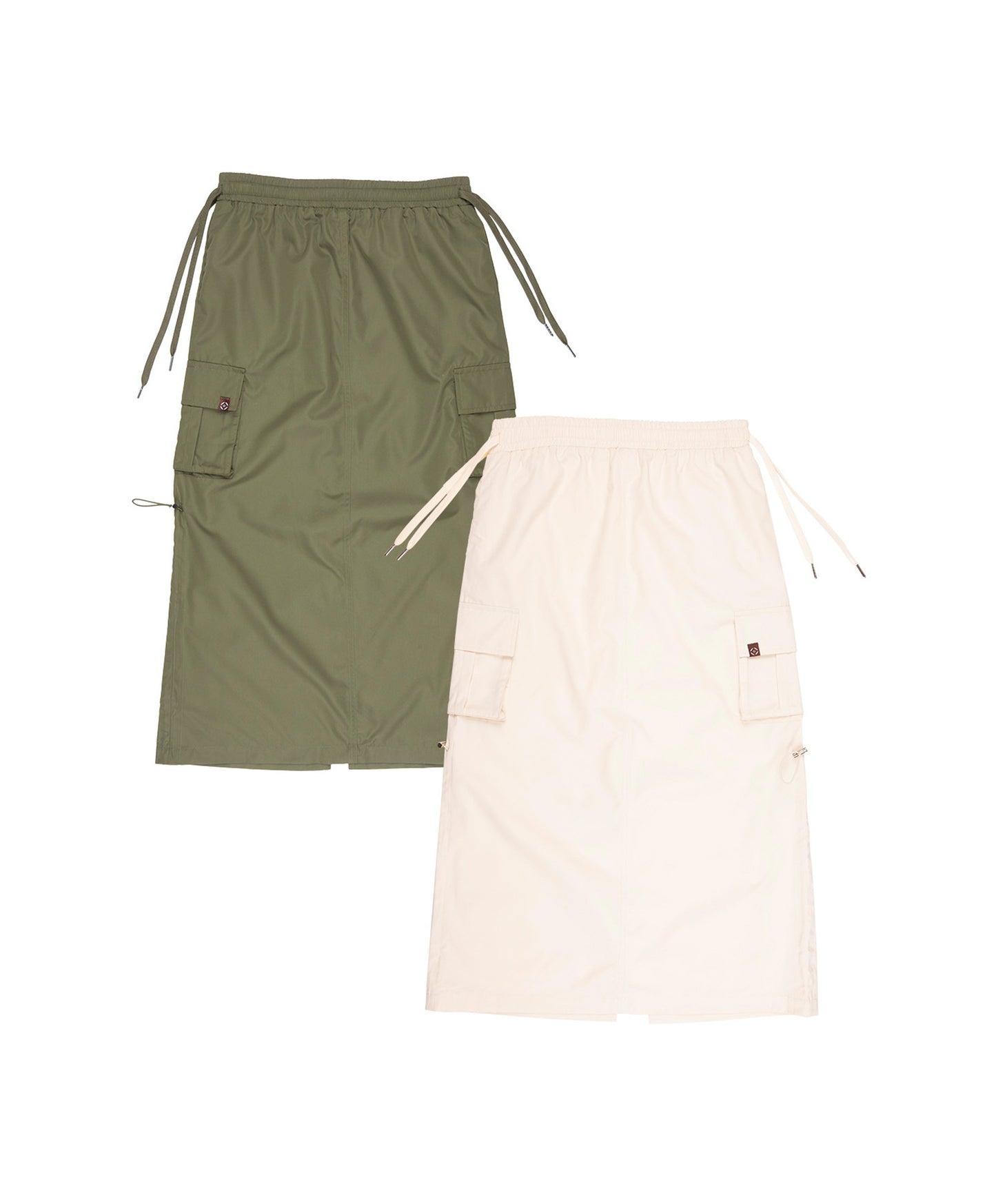 Mesh layered double sided skirt