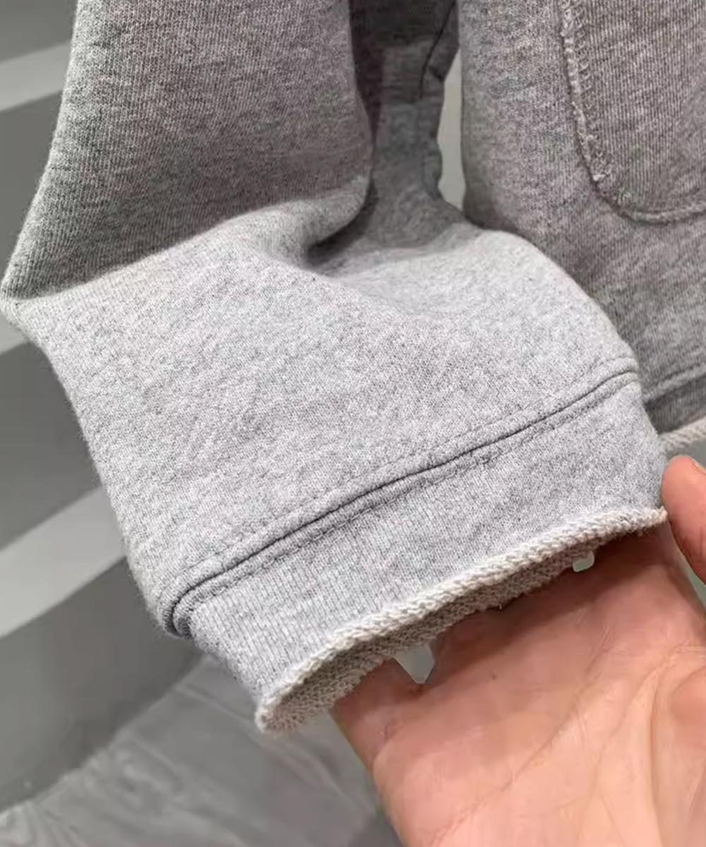 クルーネックボタンカーディガン