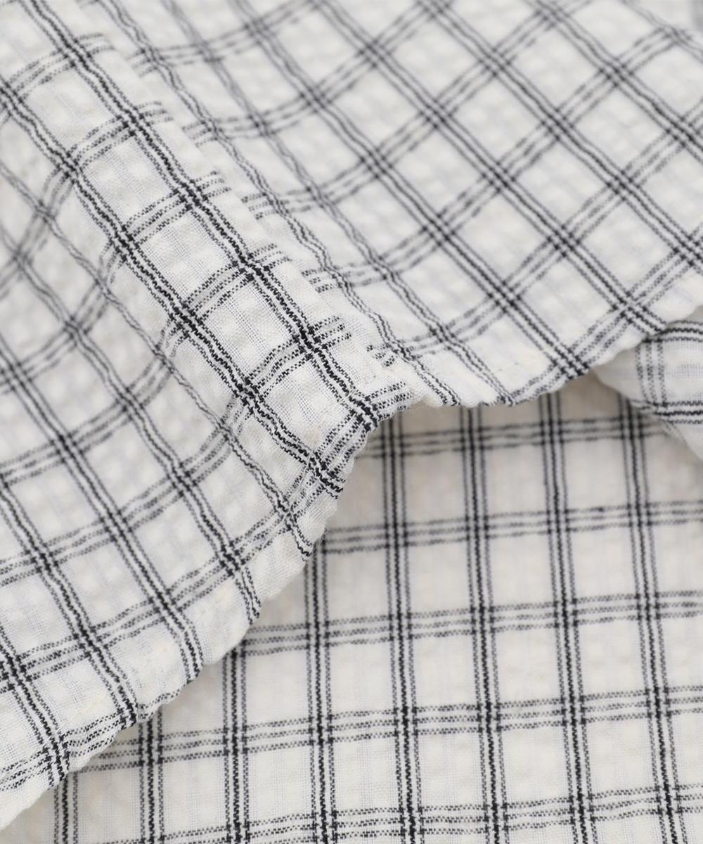 シンプルチェックシャツ