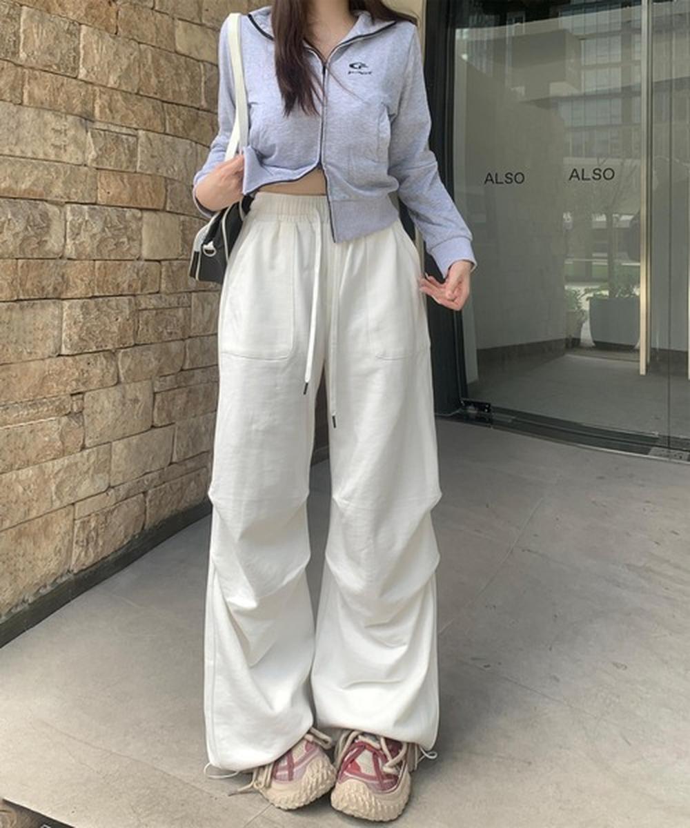リラックスフィットワイドパンツ